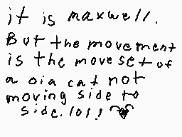 Drawn comment by Dylan