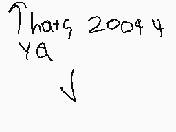 Drawn comment by Damian
"That's 2004 ya"