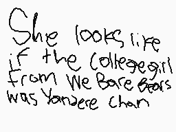 Drawn comment by Damian