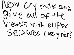 Drawn comment by Damian