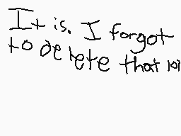 Drawn comment by Damian