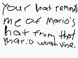 Drawn comment by Damian