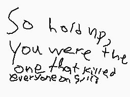 Drawn comment by Damian