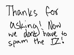 Drawn comment by InvadrLoki