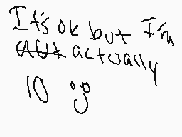 Drawn comment by Kristin