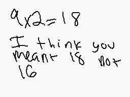 Drawn comment by Kristin