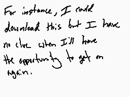 Drawn comment by Vanish±