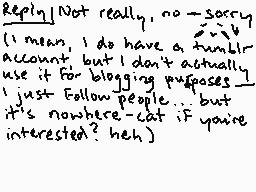 Drawn comment by Johnny