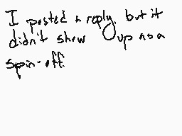 Drawn comment by TheⒷookGrl