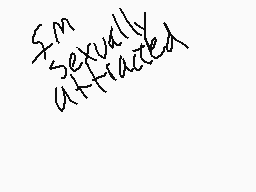 Drawn comment by Peridorito
"I'm sexually attracted"