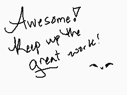 Drawn comment by Alan James