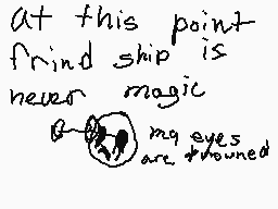 Drawn comment by insⒶnitⓎ