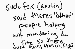 Drawn comment by silverfox