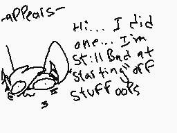 Drawn comment by $plashPaws