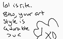 Drawn comment by Kirbzycat