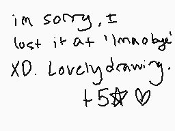 Drawn comment by Kirbzycat