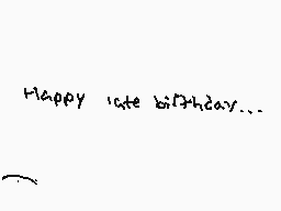 Drawn comment by Gold∴Demon
"Happy late birthday..."