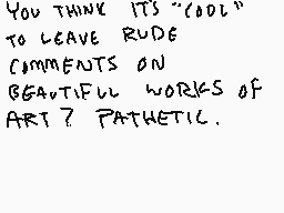 Drawn comment by Old Sock