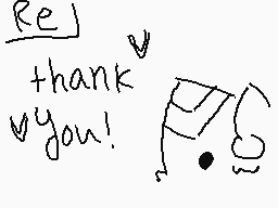 Drawn comment by ☆Starglow☆
"thank you!"
