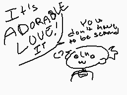 Drawn comment by cloud