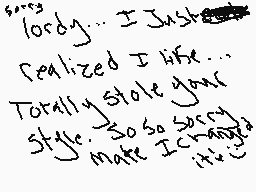 Drawn comment by ☁Diablo☀