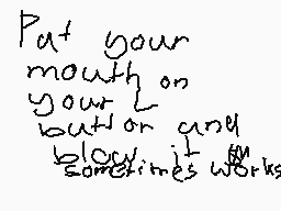 Drawn comment by ☆～Domaez～☆