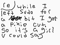 Drawn comment by Daydream