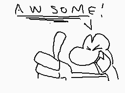 Drawn comment by JeraldDude
"AWESOME!"