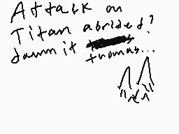 Drawn comment by Precure