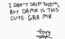 Drawn comment by Envy