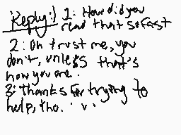 Drawn comment by Envy