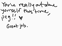 Drawn comment by Envy
"You're really at-done yourself this time, Peg!! V Great job."