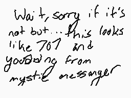 Drawn comment by Catherine