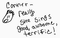 Drawn comment by Foxy