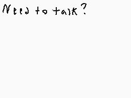 Drawn comment by Emilee