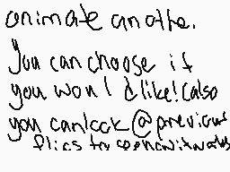 Drawn comment by Toad time