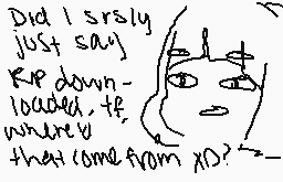 Drawn comment by oni