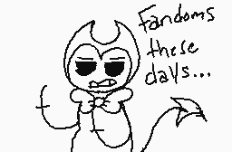 Drawn comment by Bendy○✕○