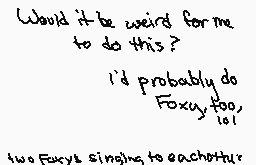 Drawn comment by ~Foxy~
