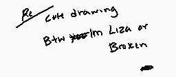 Drawn comment by broken