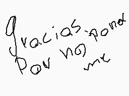 Drawn comment by kaname-kun
"gracias por no me"