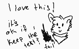 Drawn comment by catpaw™
