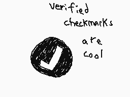 Drawn comment by The Sparks
"Verified checkmarks are cool"