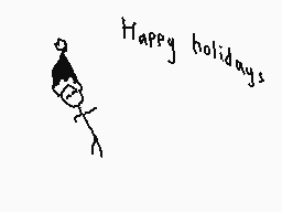 Drawn comment by The Sparks
"Happy holidays"