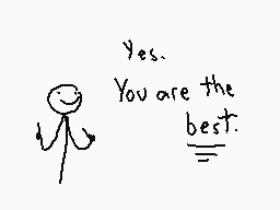 Drawn comment by The Sparks
"Yes. You are the best."