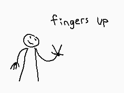 Drawn comment by The Sparks
"fingers up"