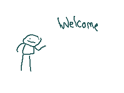 Drawn comment by The Sparks
"Welcome"