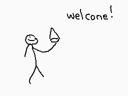 Drawn comment by The Sparks
"welcome!"