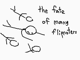 Drawn comment by The Sparks
"the fate of many flipoters"