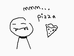 Drawn comment by The Sparks
"mmm... pizza"